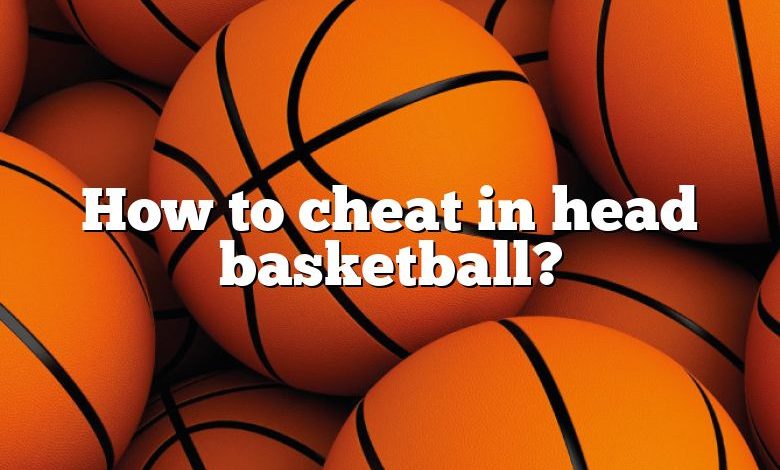 How to cheat in head basketball?