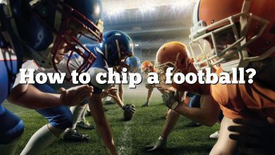 How to chip a football?