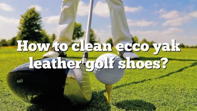 How to clean ecco yak leather golf shoes?