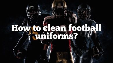 How to clean football uniforms?