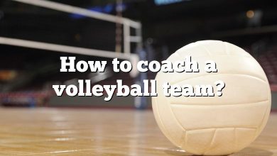 How to coach a volleyball team?