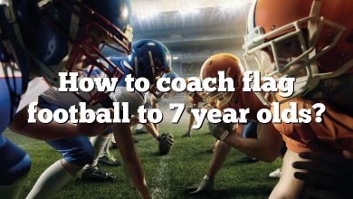 How to coach flag football to 7 year olds?