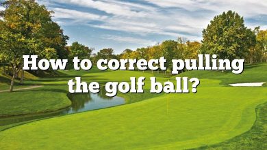 How to correct pulling the golf ball?