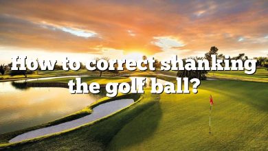 How to correct shanking the golf ball?