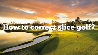 How to correct slice golf?