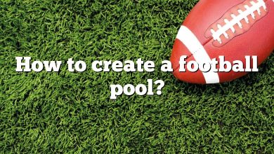 How to create a football pool?