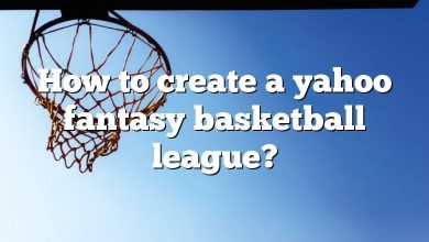 How to create a yahoo fantasy basketball league?