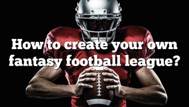 How to create your own fantasy football league?