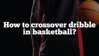 How to crossover dribble in basketball?