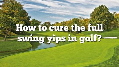 How to cure the full swing yips in golf?