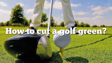 How to cut a golf green?