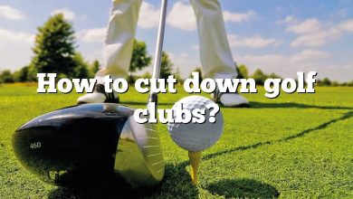 How to cut down golf clubs?