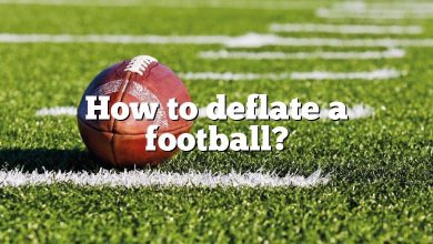 How to deflate a football?