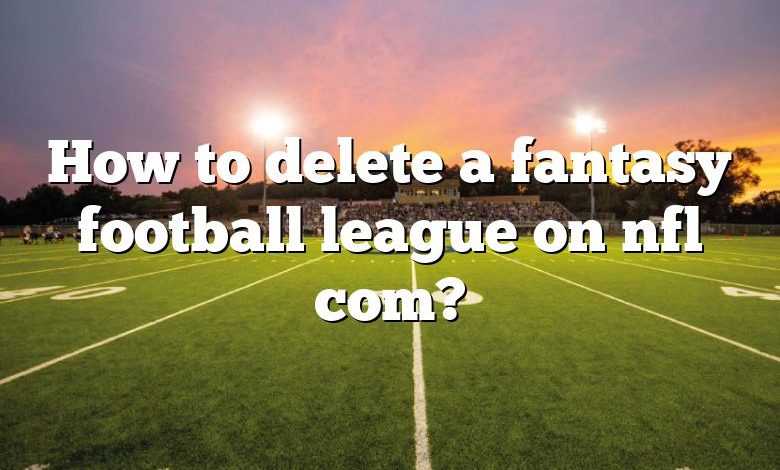 How To Use NFL Fantasy Football Tutorial 