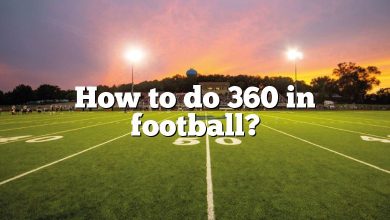 How to do 360 in football?