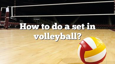 How to do a set in volleyball?