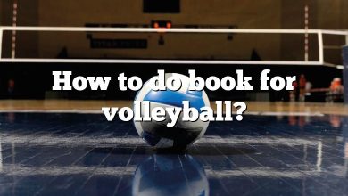 How to do book for volleyball?