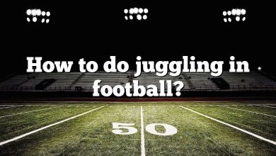 How to do juggling in football?