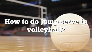 How to do jump serve in volleyball?