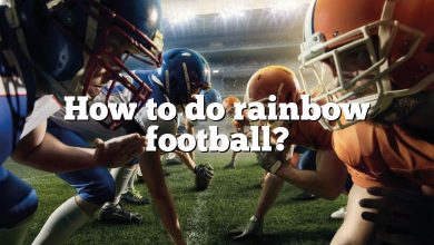 How to do rainbow football?