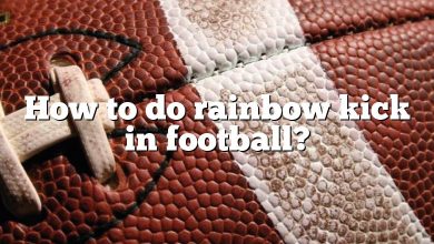 How to do rainbow kick in football?