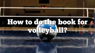 How to do the book for volleyball?