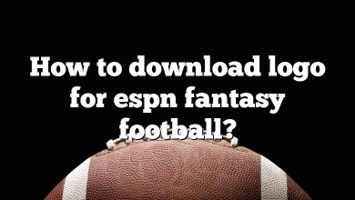 How to download logo for espn fantasy football?