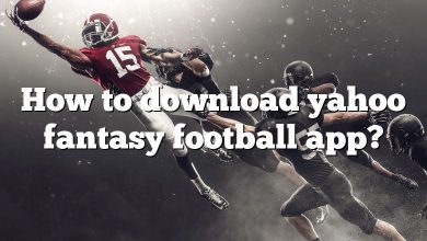 How to download yahoo fantasy football app?