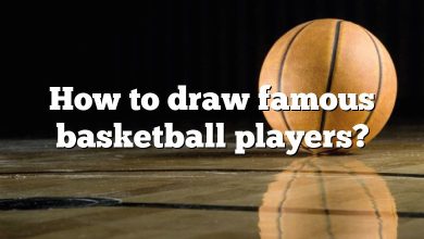 How to draw famous basketball players?