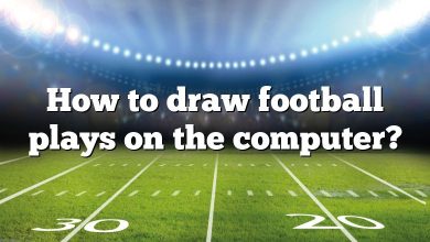 How to draw football plays on the computer?