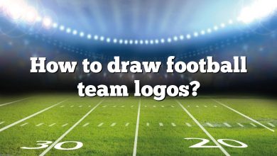 How to draw football team logos?