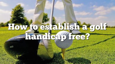 How to establish a golf handicap free?