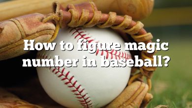 How to figure magic number in baseball?