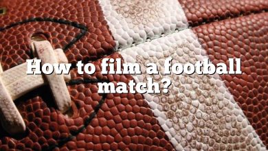 How to film a football match?