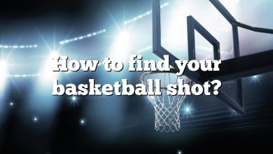 How to find your basketball shot?