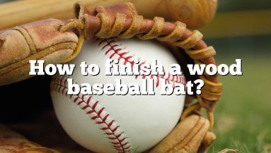 How to finish a wood baseball bat?