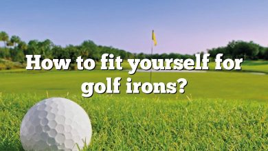 How to fit yourself for golf irons?