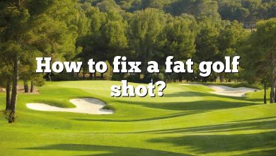 How to fix a fat golf shot?