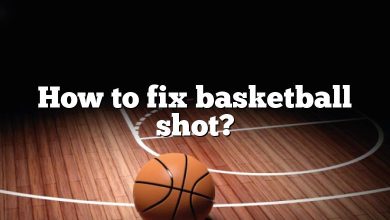 How to fix basketball shot?