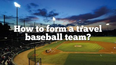 How to form a travel baseball team?