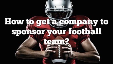 How to get a company to sponsor your football team?