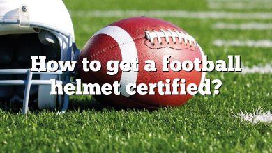 How to get a football helmet certified?