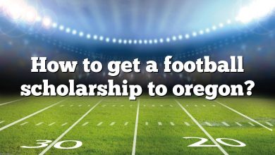 How to get a football scholarship to oregon?