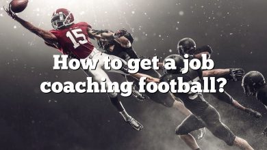 How to get a job coaching football?