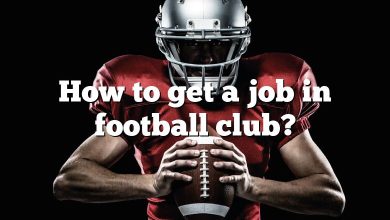 How to get a job in football club?