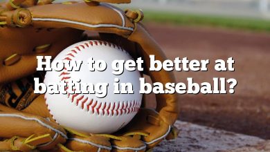 How to get better at batting in baseball?
