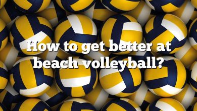 How to get better at beach volleyball?