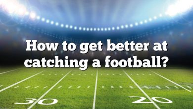 How to get better at catching a football?