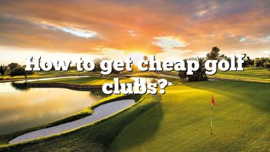 How to get cheap golf clubs?