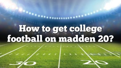 How to get college football on madden 20?